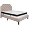 Flash Furniture Full Platform Bed Set, Beige SL-BMF-2-GG - alternate 5